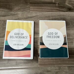 Lot of 2 Jen Wilkin’s Study DVDS. God of Deliverance & God of Freedom.
